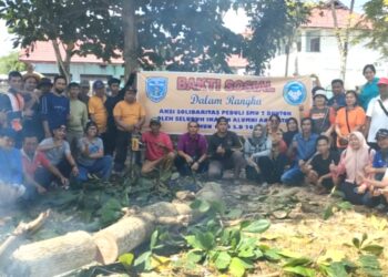 Solidaritas Keberlangsungan Sekolah, Alumni SMADA Buntok Gelar Baksos dan Open Donasi