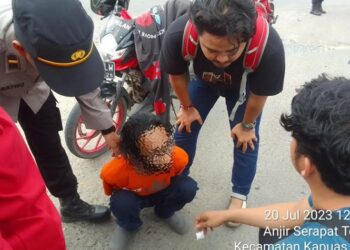 DEdarkan Sabu Ke Kapuas,Warga Kalsel Ditangkap Polisi