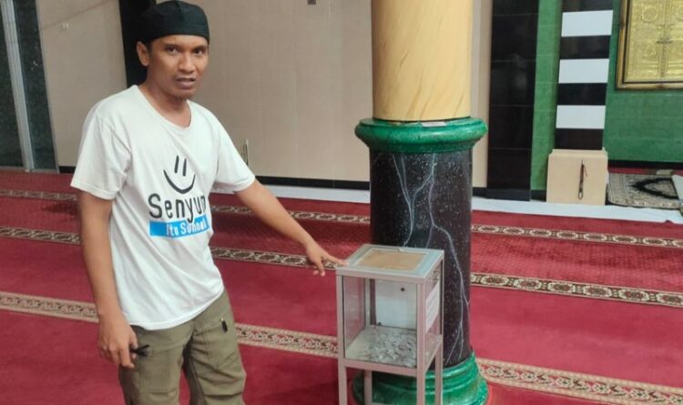 Kotak Amal Masjid Digondol Maling, Ratusan Ribu Uang Tunai Raib