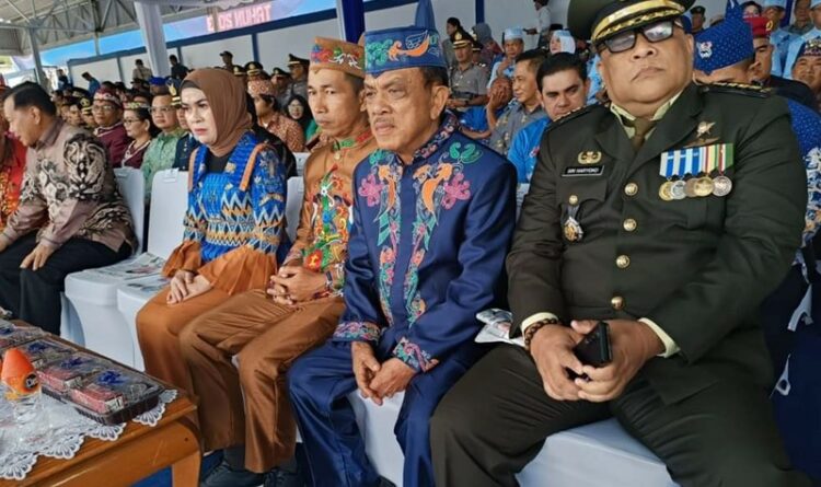 Keterangan : Suasana peringatan puncak Hari Jadi Kabupaten Barut ke 73. (ist)