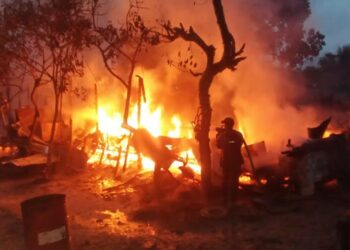 Satu Rumah di Kurun Ludes Dilalap Si jago Merah