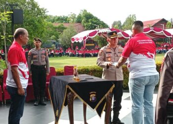 Kapolda Kalteng Lepas Ratusan Casis Jalani Pendidikan