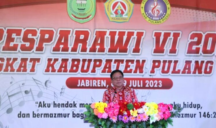 Pelaksanaan Pesparawi VI di Jabiren Raya Berjalan Sukses