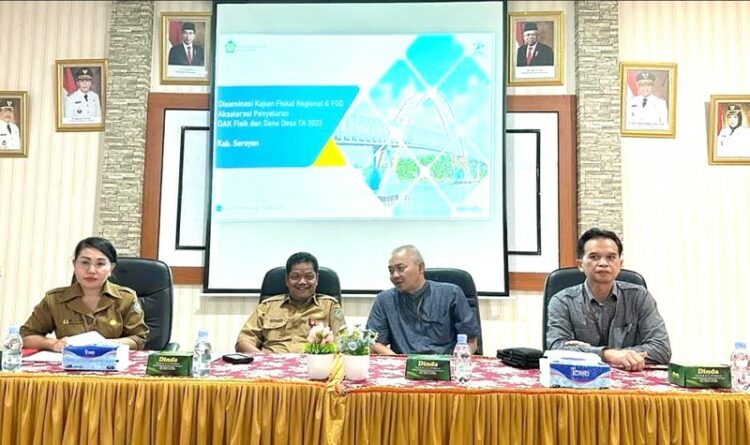 Sekretaris Daerah Kabupaten Seruyan Membuka FGD untuk Mempercepat Penyaluran DAK Fisik Tahun Anggaran 2023