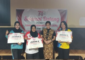 Serunya Turnamen Biliar Bhayangkari Kapuas