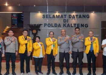 Rektor UPR Silaturahmi Dengan Wakapolda Kalteng