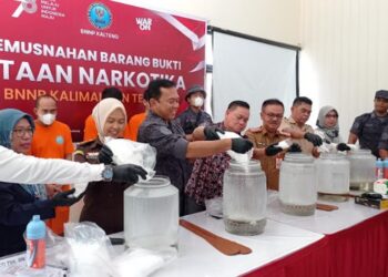 9,2 Kilogram Sabu Jaringan Internasional Dimusnahkan