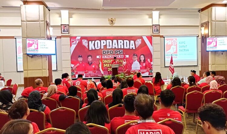 Perkuat Konsolidasi Kader, DPD PSI Palangka Raya Gelar Kopdarda