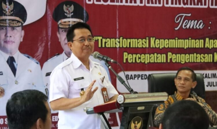 Asisten Pemkesra Setda Kalteng Terima Visitasi Kepemimpinan Nasional Peserta PKN Tingkat II Angkatan XIII