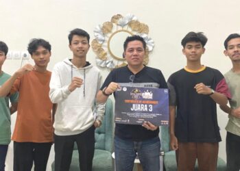 Tim Nansarunai Jaya Bartim Raih Juara III Lomba e-Sport se- Kalteng