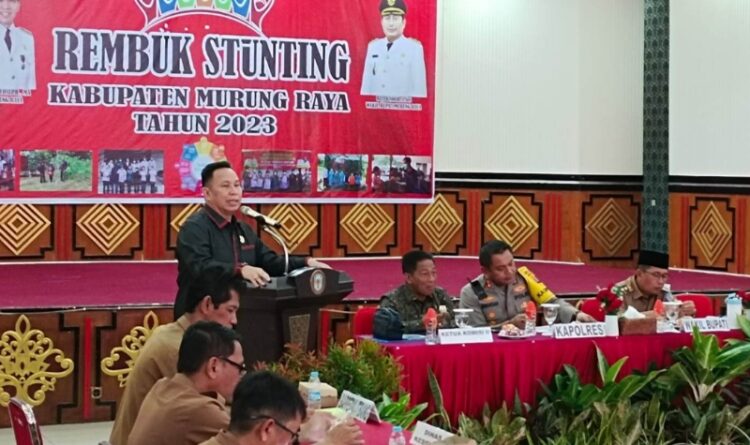 Ketua DPRD Mura Minta Seluruh Pihak Bekerja Keras Turunkan Angka Stunting