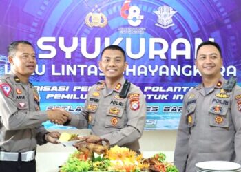HUT Lalulintas, Polres Barsel Siap Mengawal Pemilu Damai