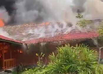 8 Ruang Sekolah dan 5 Rumah di Kabupaten Kapuas Ludes Terbakar