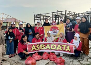 Asbadata Peduli Warga Korban Bencana Kebakaran Pemukiman Penduduk