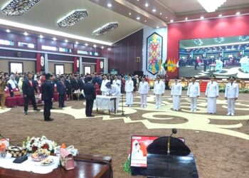 Sugianto Sabran Resmi Lantik 10 Orang Pj Bupati/Walikota Se-Kalteng