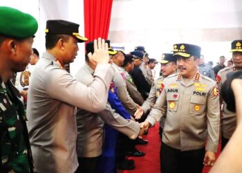 Kapolresta Palangka Raya Ikuti Bakti Kesehatan dan Bakti Sosial Bersama Wakapolri