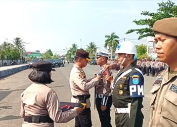 Polres Kapuas Gelar Pasukan Kesiapan Sarpras dan Personil Amankan Pemilu