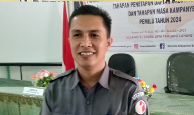 Bawaslu Bartim Bekali Para Panwaslu 10 Kecamatan, Petakan Pula Potensi Masalah Yang Bisa Ditimbulkan