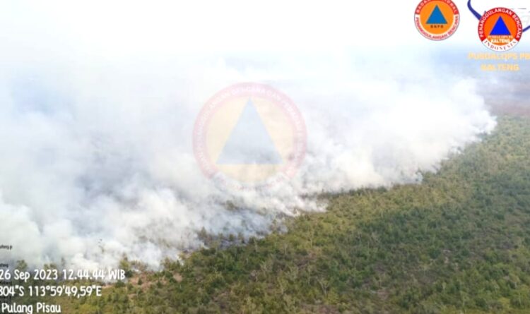 Satgas Udara Kerahkan Dua Heli Water Bombing Tangani Karhutla