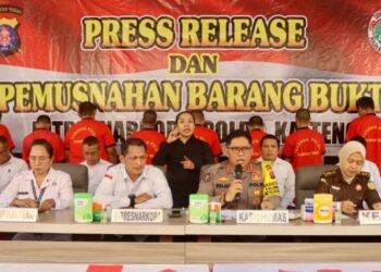 Polda Kalteng Gagalkan Peredaran 1 Kilogram Sabu