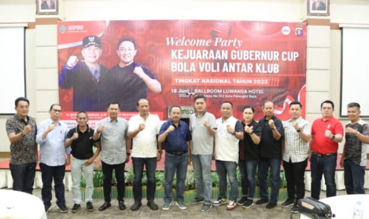 Sekda Kalteng Hadiri Malam Ramah Tamah Gubernur Cup Kejuaraan Bola Voli Antar Klub Tingkat Nasional Tahun 2023