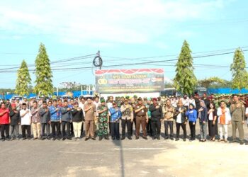 Kawal Pemilu, Polres Barsel Gelar Pasukan Operasi Mantap Brata Telabang