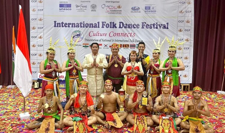 Wakili Indonesia, Sanggar Tari Ranu Mareh Berhasil Meraih 2 Gelar pada International Folk Dance Festival di India