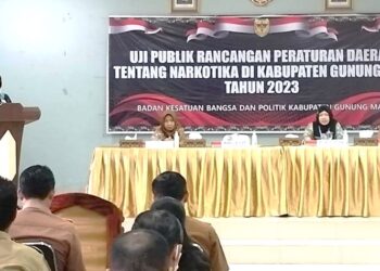 Pemda Gumas Gelar Uji Publik Rancangan Perda tentang Narkotika