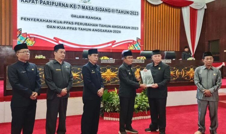 DPRD Terima Rancangan KUA-PPAS Perubahan