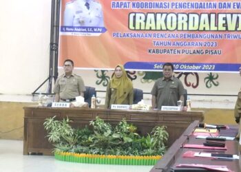 Pemkab Pulpis Gelar Rakordalev Pelaksanaan Rencana Pembangunan Triwulan III