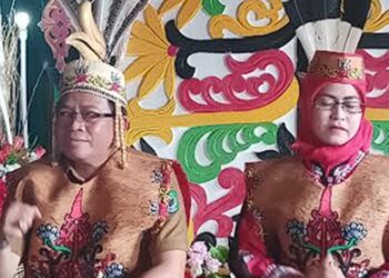 Ritual Adat Tampang Tawar Untuk Pj Bupati Dan Ketua TP PKK