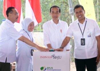 Padukan Konsep Alam, Budaya dan Manusia, Presiden Jokowi Groundbreaking Kantor BPJS Ketenagakerjaan Di IKN