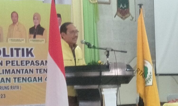 DPW Golkar Kalteng Gelar Pendidikan Politik Orientasi Fungsionaris dan Pelepasan Caleg Prov Kalteng Dapil IV di Barito Timur