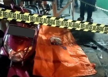 Seorang Pria Ambruk dan Tewas di depan Warung Makan