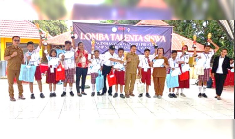 SMPN 1 Tamiang Layang Ikut Lestarikan Unsur Budaya Lokal Dalam Lomba Talenta Siswa