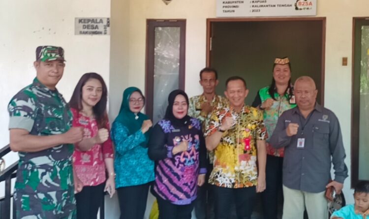 Sekda Kapuas Launching Rumah Pangan B2SA Desa Bakungin