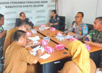 Tingkatkan Solidaritas Pemilu, TNI - Polri dan ASN Gelar Rakor