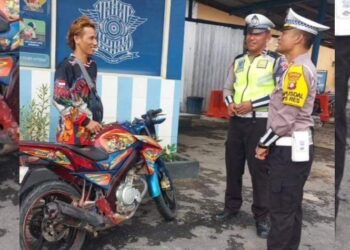 Sejumlah Pengendara Terpaksa Diberhentikan