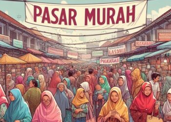 Warga Raren Batuah Serbu Pasar Murah