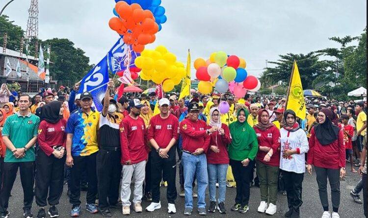 Jalan Sehat Salah Satu Upaya KPU Kampanyekan Pemilu Damai
