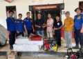 Legislator Mura ini Berikan Bantuan Alat Pompa Pemadam Kebakaran di Tiga Desa