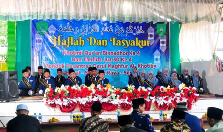 Pesantren Darul Maghfur Al Khotiby Gelar Haflah Akhirussanah Khotmil Qur'an