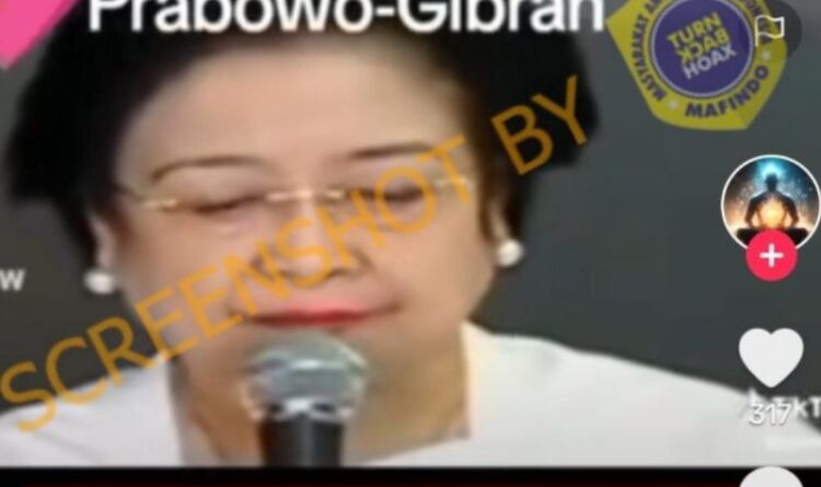 [Hoaks atau Fakta] Megawati Pidato Akui Kemenangan Prabowo-Gibran