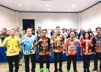 Badan Kesbangpol Kalteng Sampaikan Materi Peran Pemda dalam Optimalisasi Pelaksanaan Program Desa Bersih Narkoba
