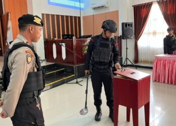 Polresta Palangka Raya Amankan Peribadatan Umat Kristiani di Perayaan Jumat Agung