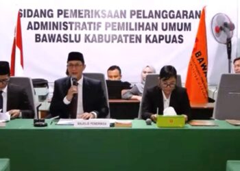 Bawaslu Kapuas Sidang Penyelesaian 5 Sengketa Pelanggaran Administrasi