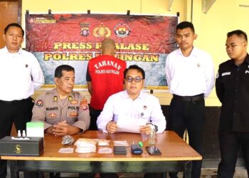 Polres Katingan Amankan 77, 45 Gram Sabu
