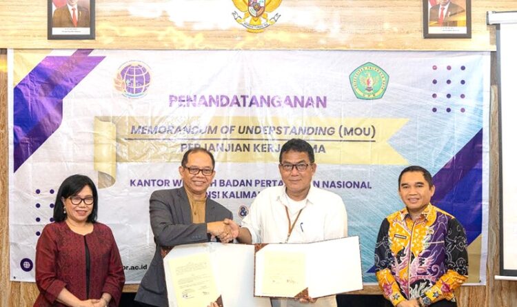 UPR Tanda Tangani MoU Dengan Kantor Wilayah ATR/BPN Provinsi Kalteng