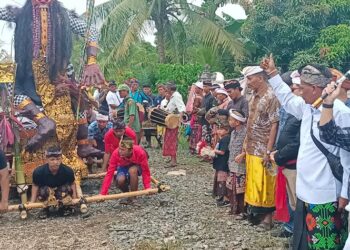 Pj Bupati Kapuas Erlin Hardi Melepas Ogoh Ogoh Jelang Tahun Baru Saka