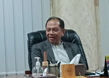 Rektor UPR, Prof. Salampak. (Mulia Gumi)